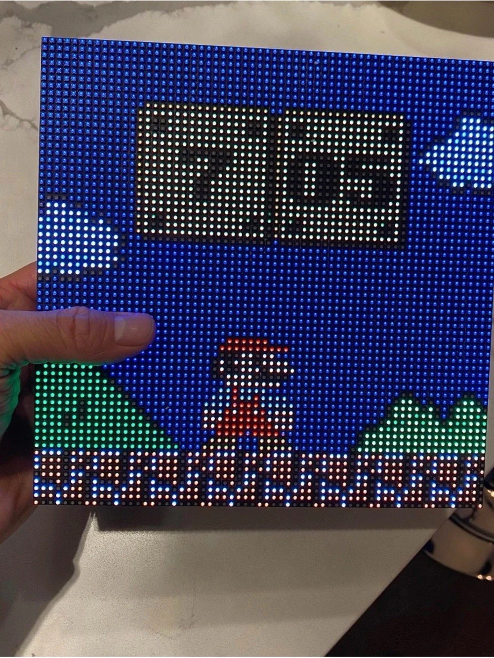 *Nintendo’s Super Mario Animated Pixel Art Wall Clock*